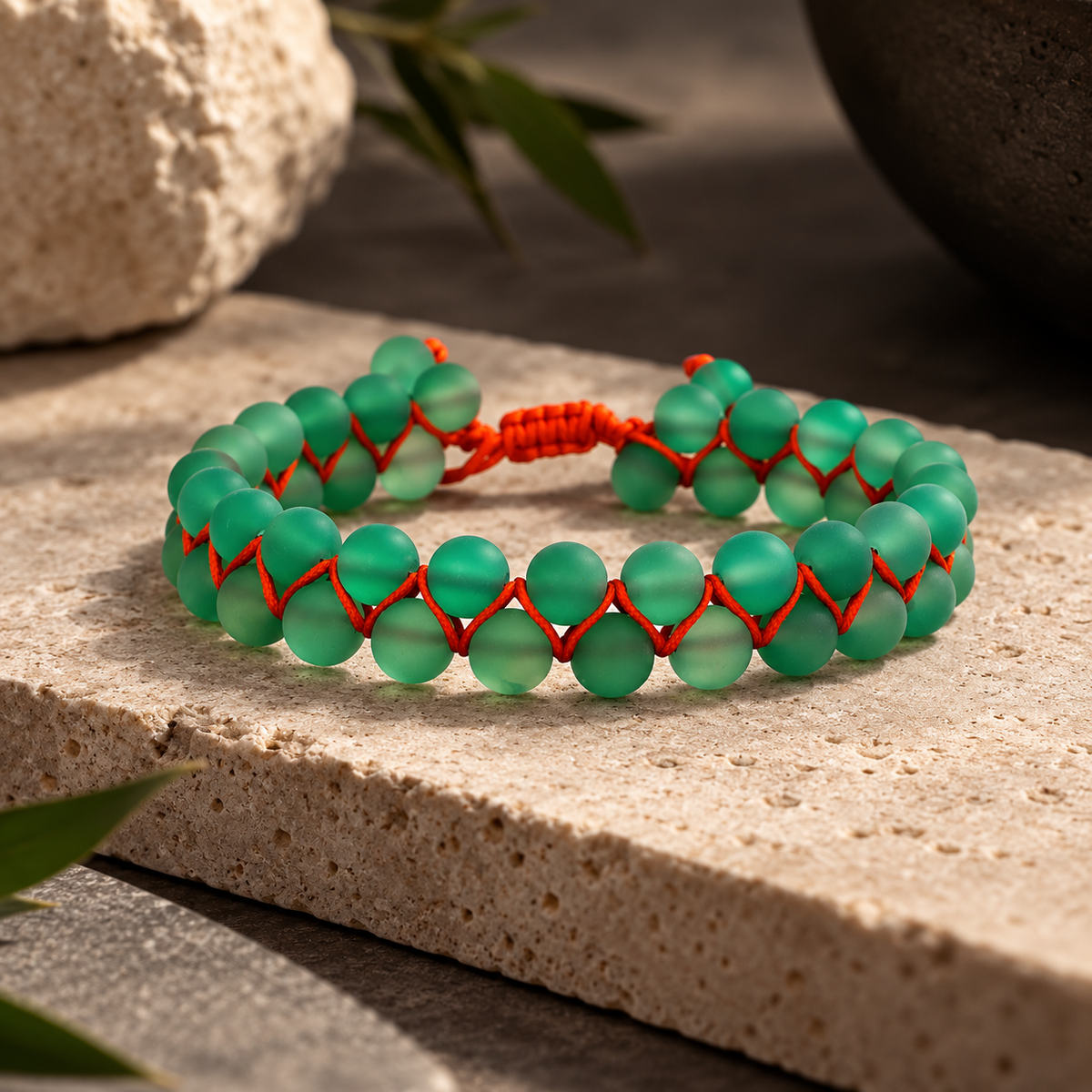 TOW-ROW GREEN ONYX