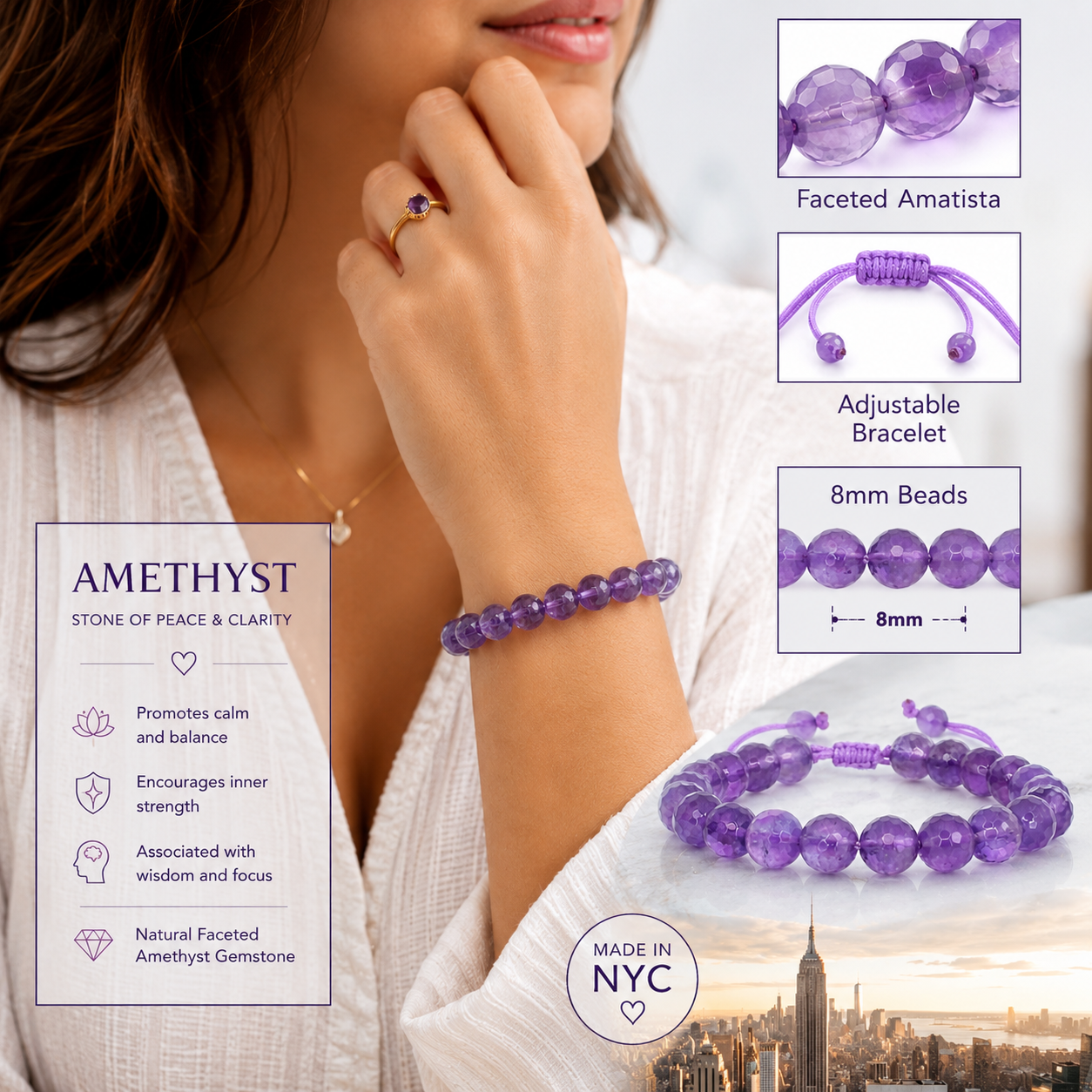 FACETED AMETHYST