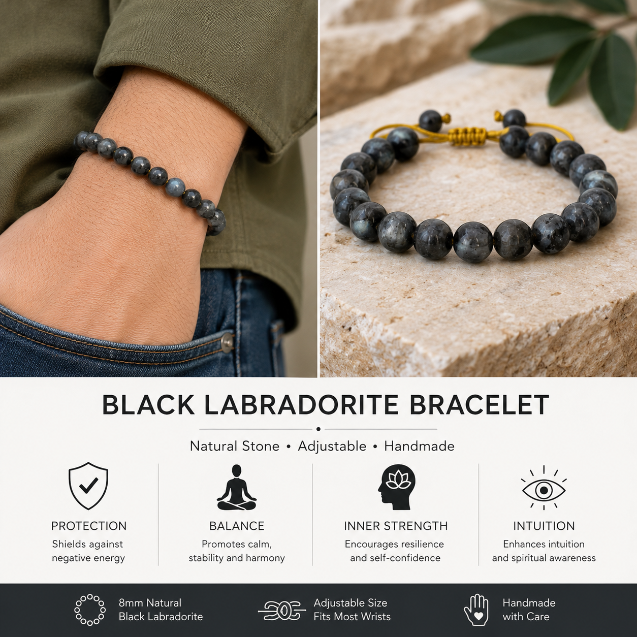 Black Labradorite