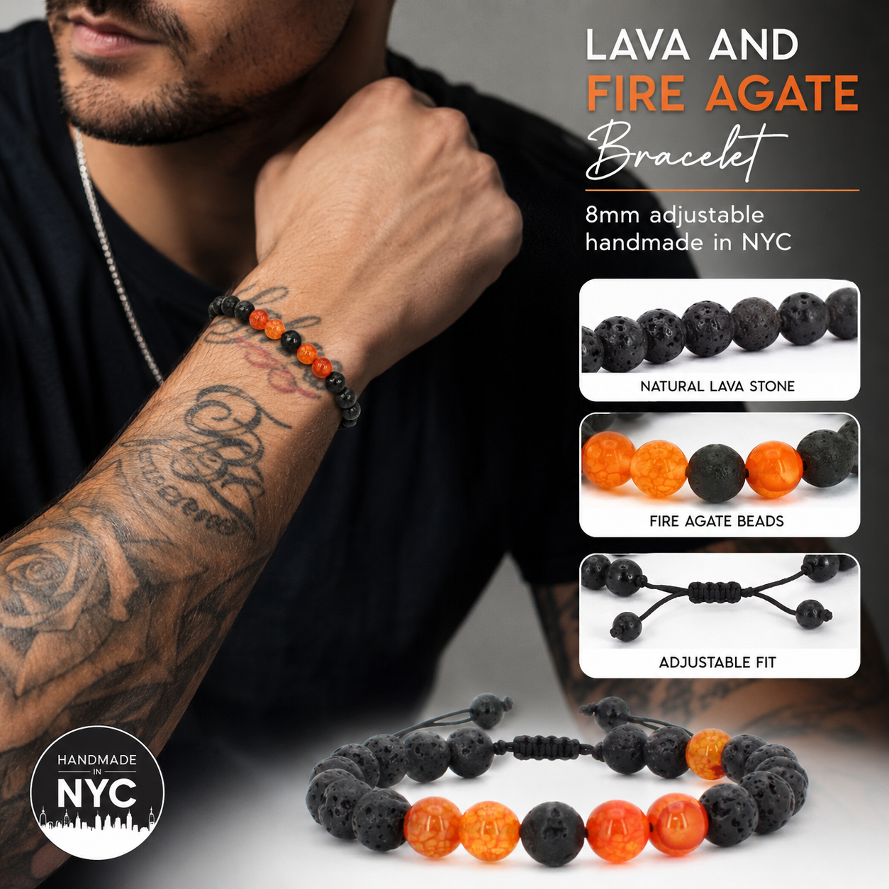 LAVA AND FIRE AGATE