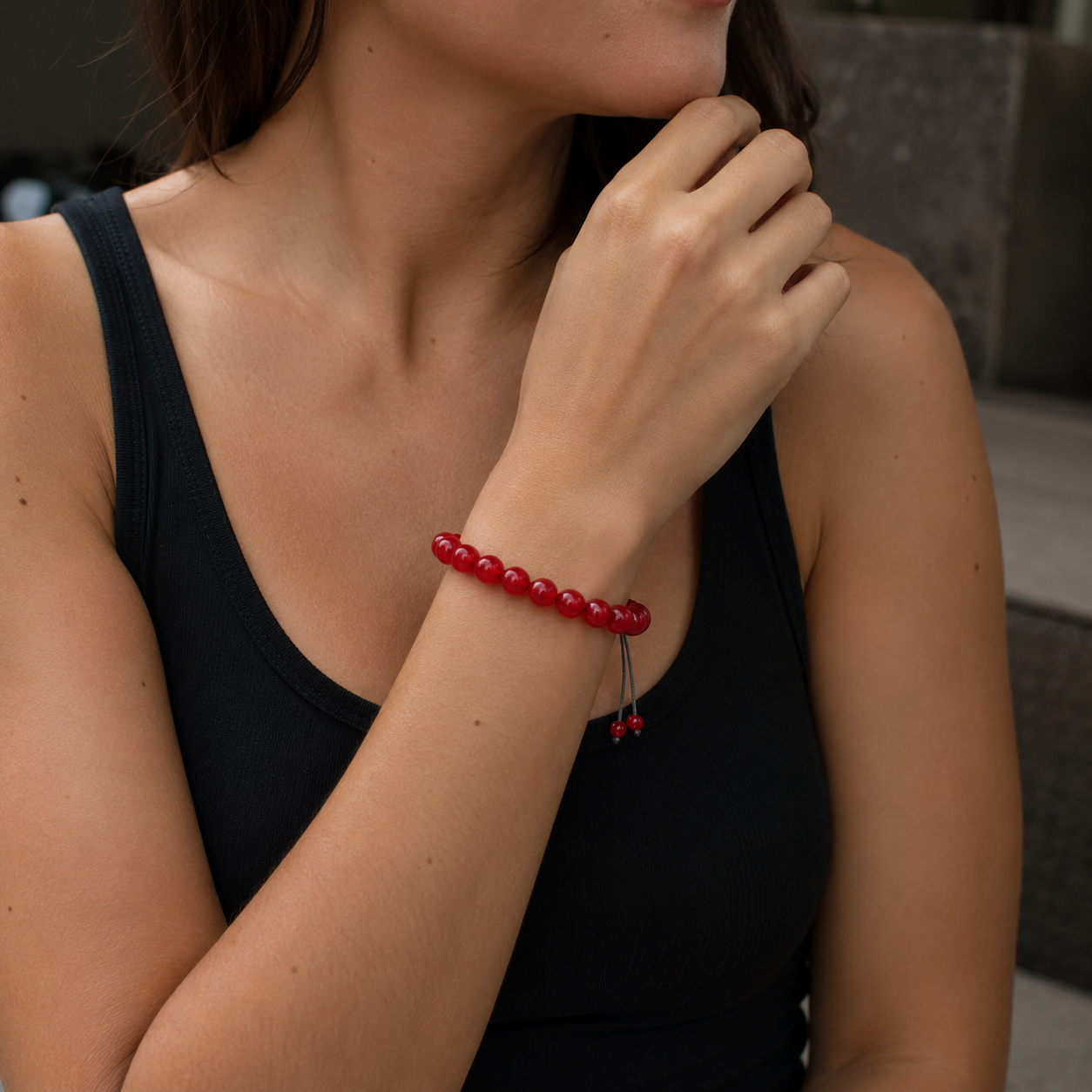 Red Onyx Bracelet