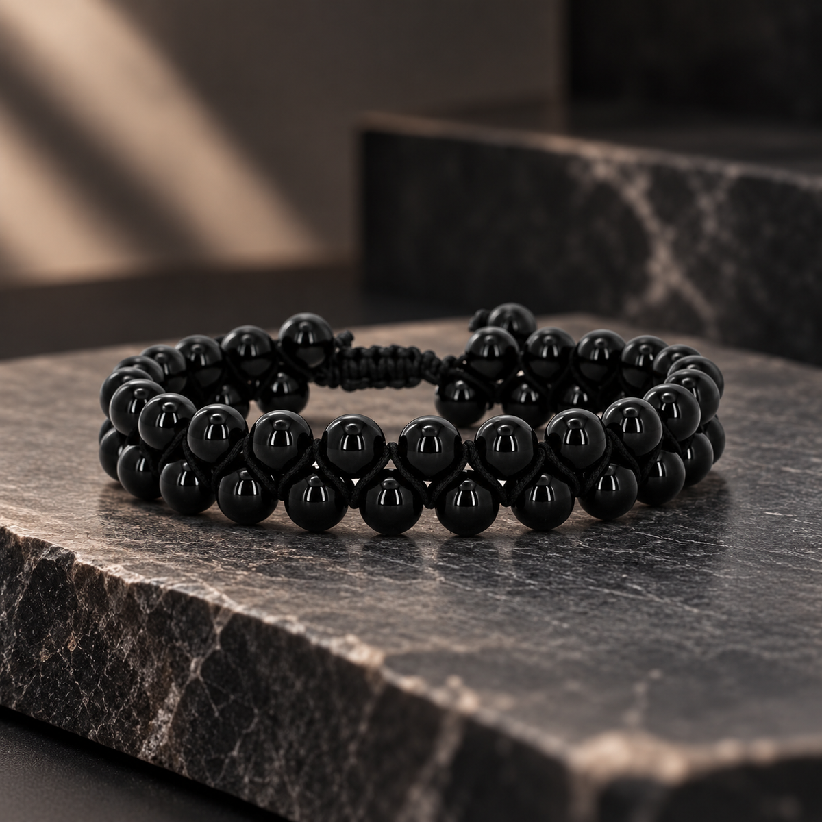 TWO-ROW BLACK ONYX