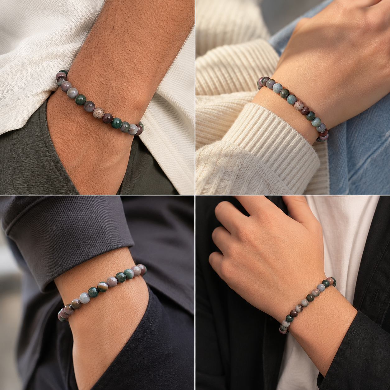Indian Agate Bracelet