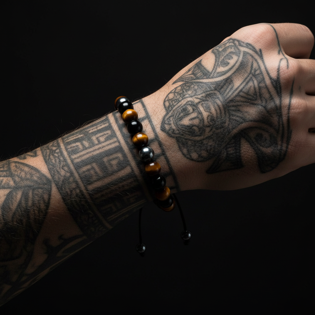 Tiger Eye and Hematite