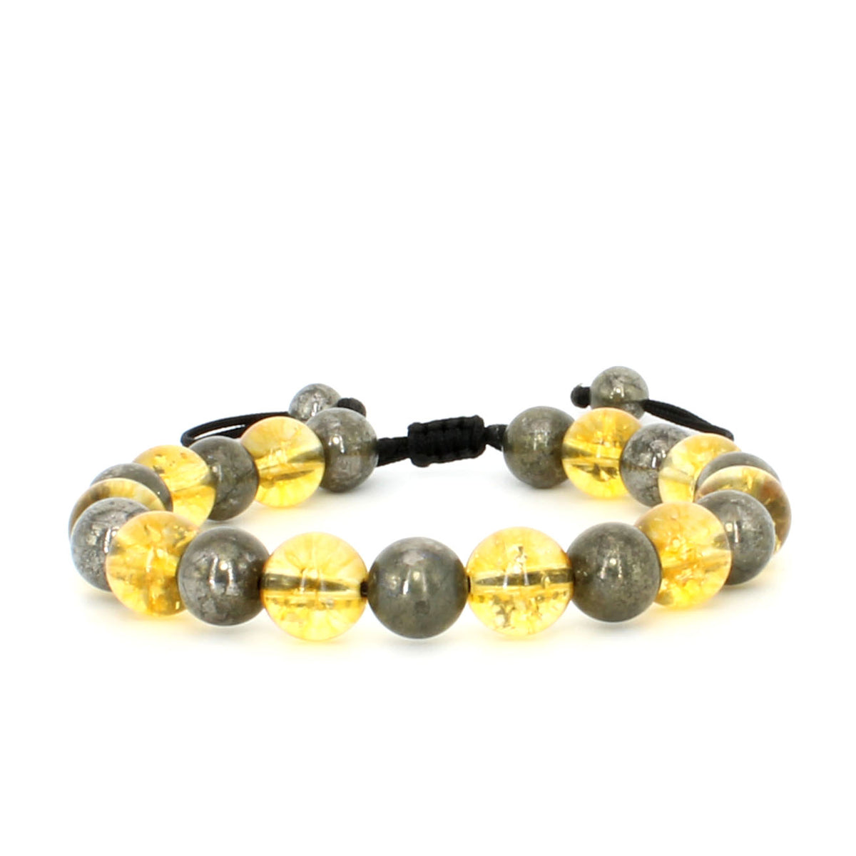Citrine and Pyrite