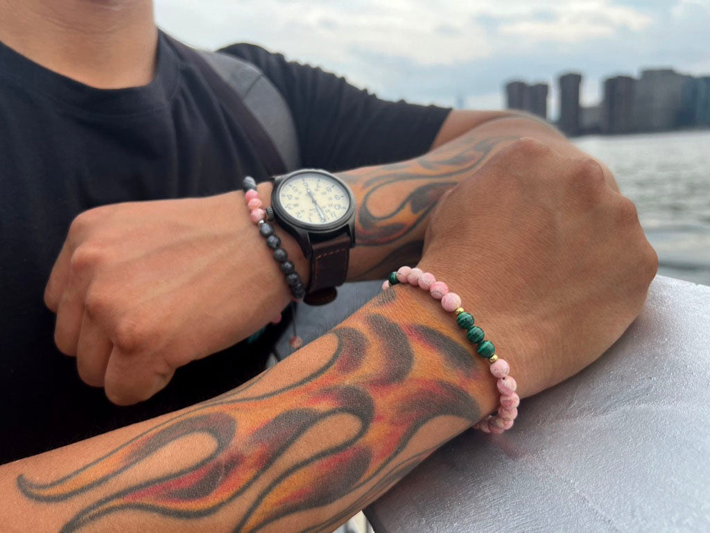 LABRADORITE AND RHODOCHROSITE
