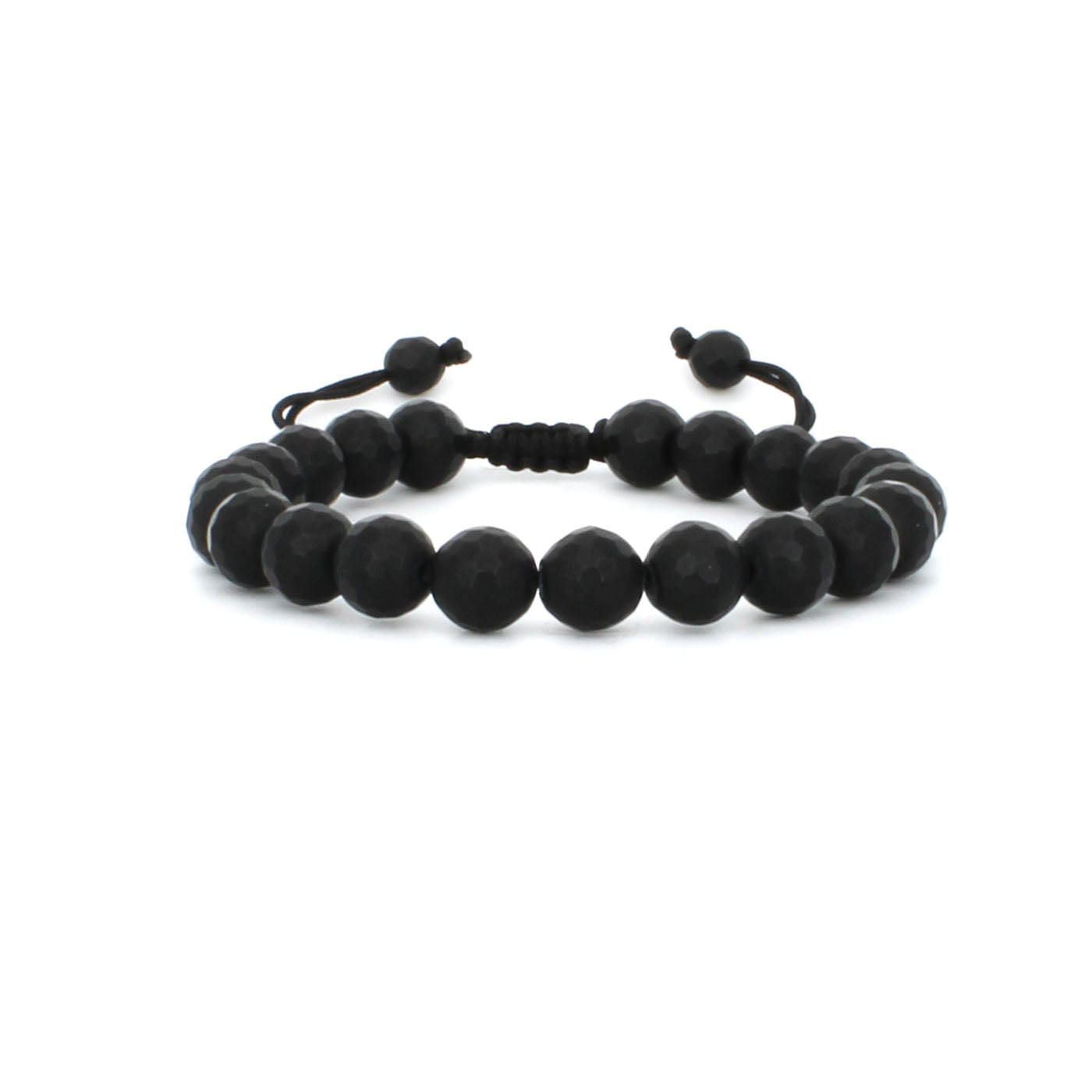 FACETED MATT BLACK ONYX
