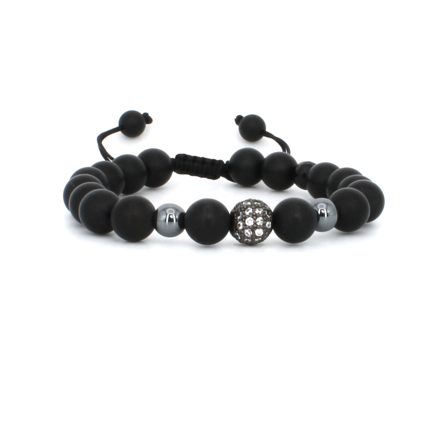 BLACK ONYX AND HEMATITE