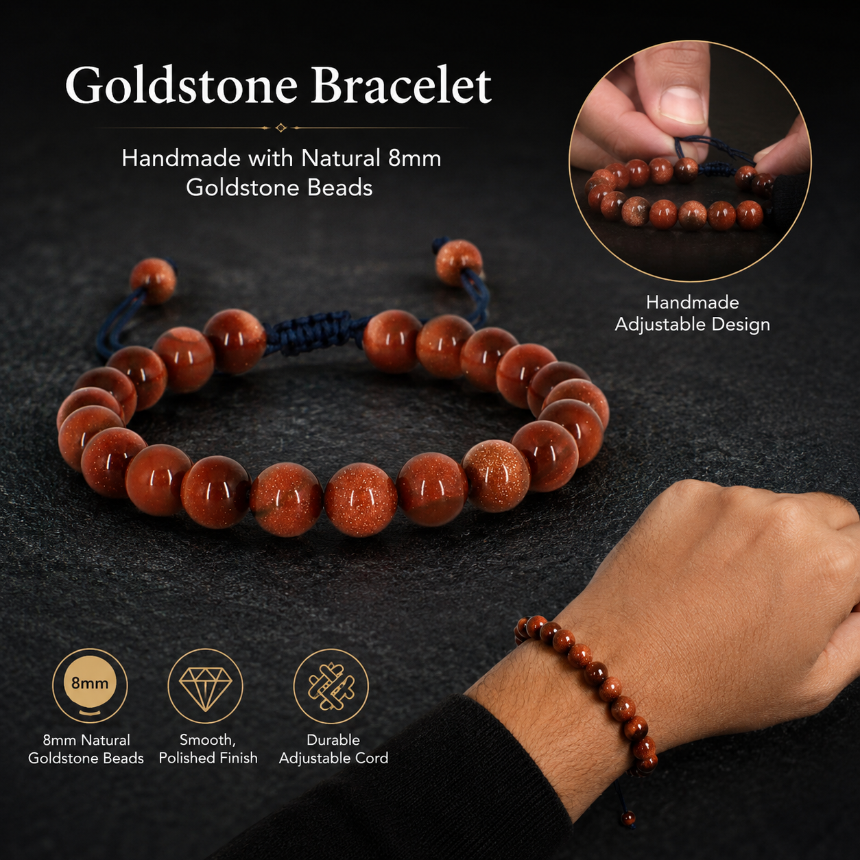 Goldstone Bracelet