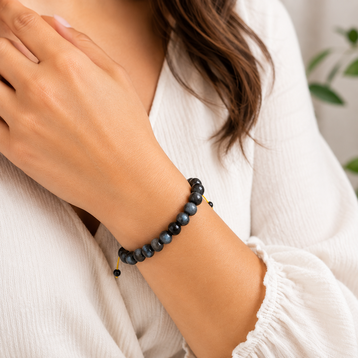 Black Labradorite Unisex Bracelet