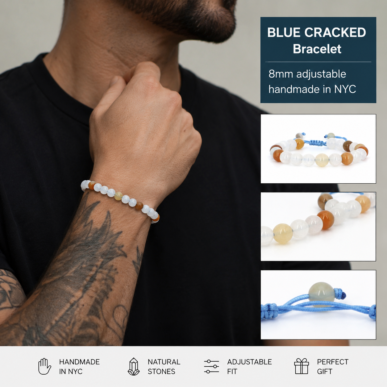 BLUE CRACKED
