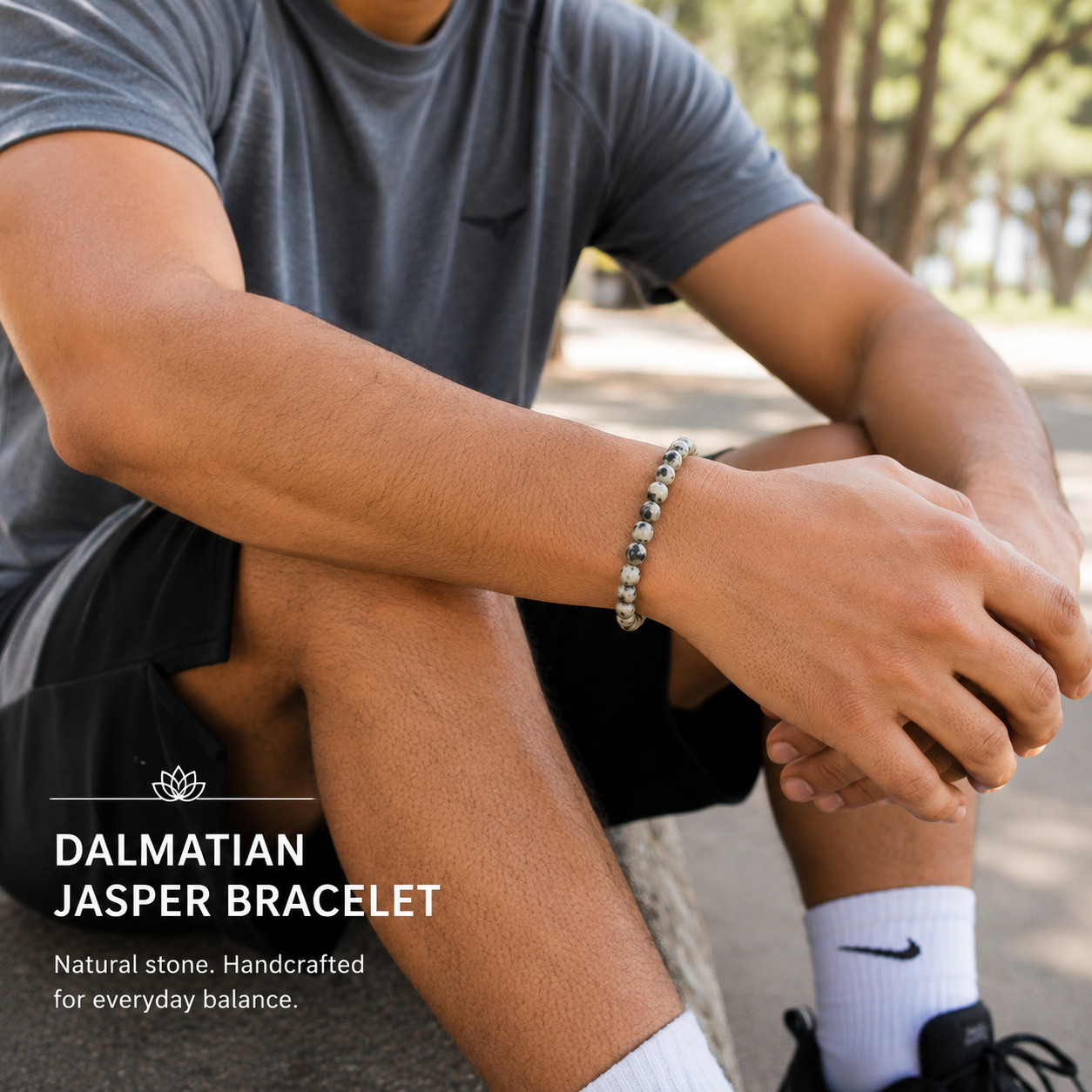 Dalmatian Jasper Bracelet