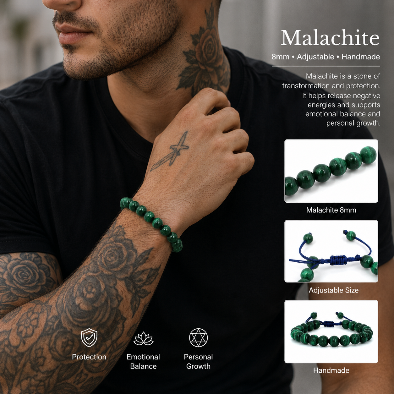 Malachite 8mm