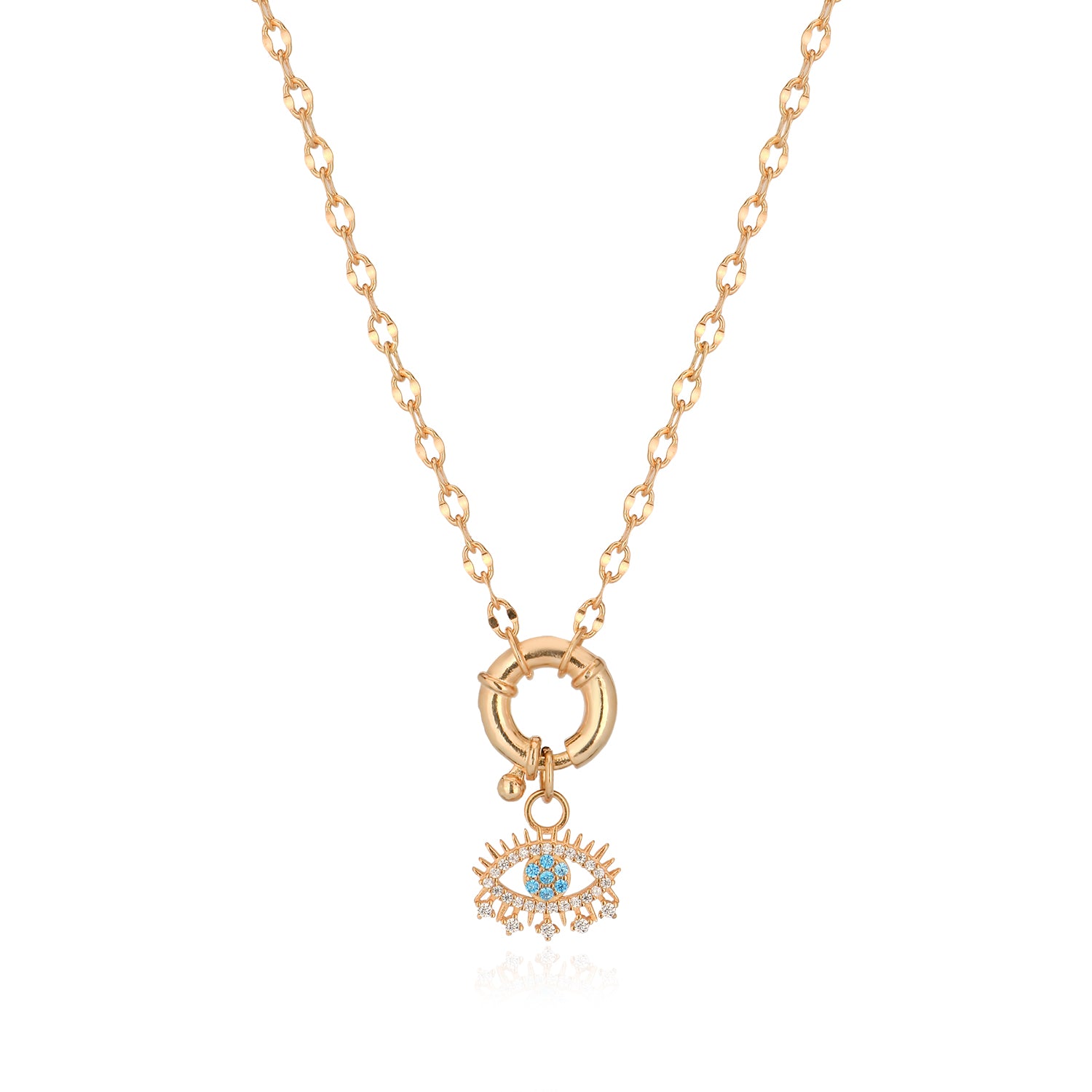 Gold Necklace for Positivity & Style