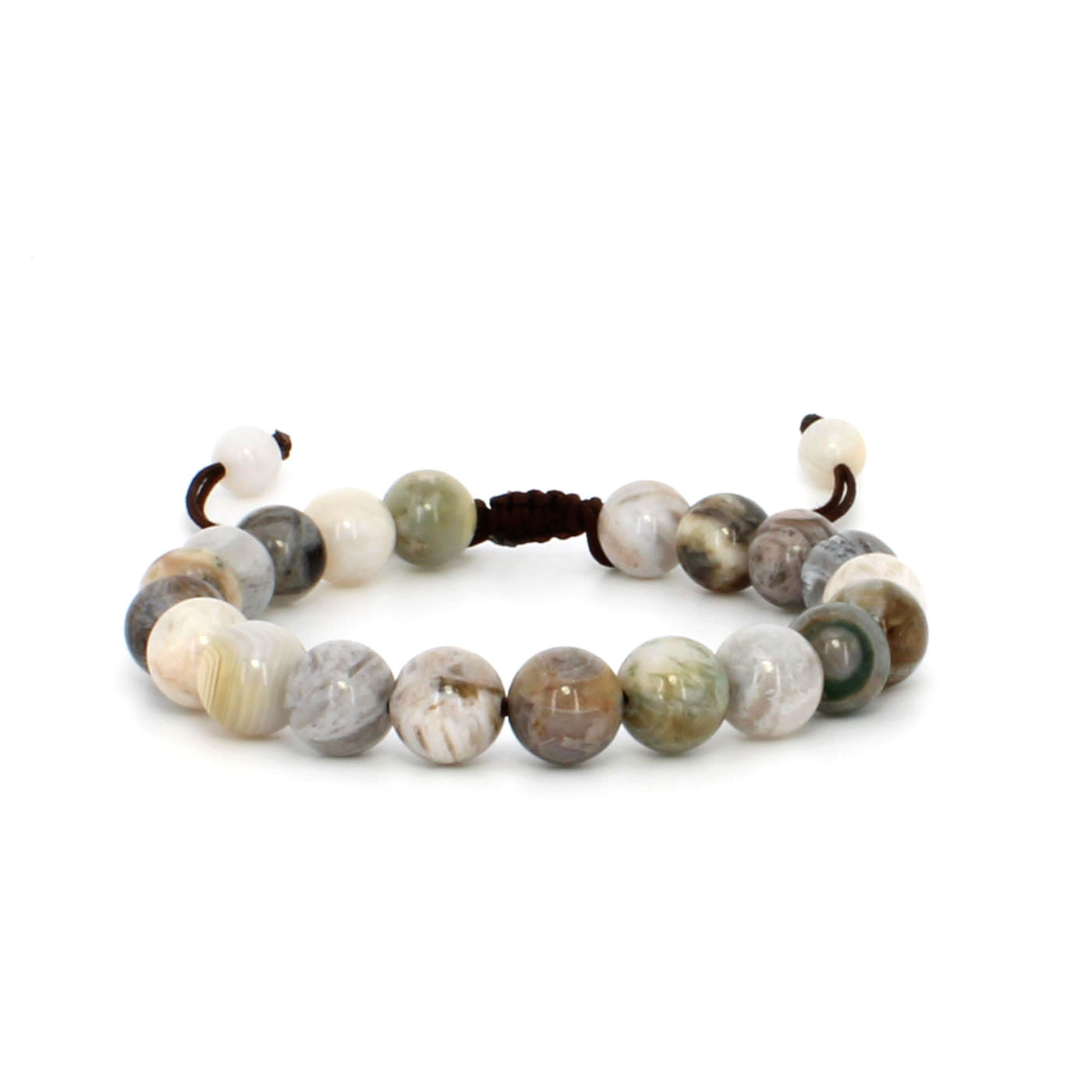Silver Leaf Jasper Beads