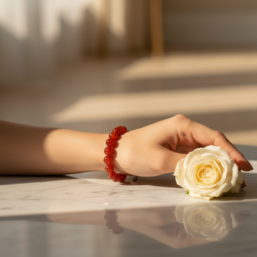 Carnelian 8mm Bracelet