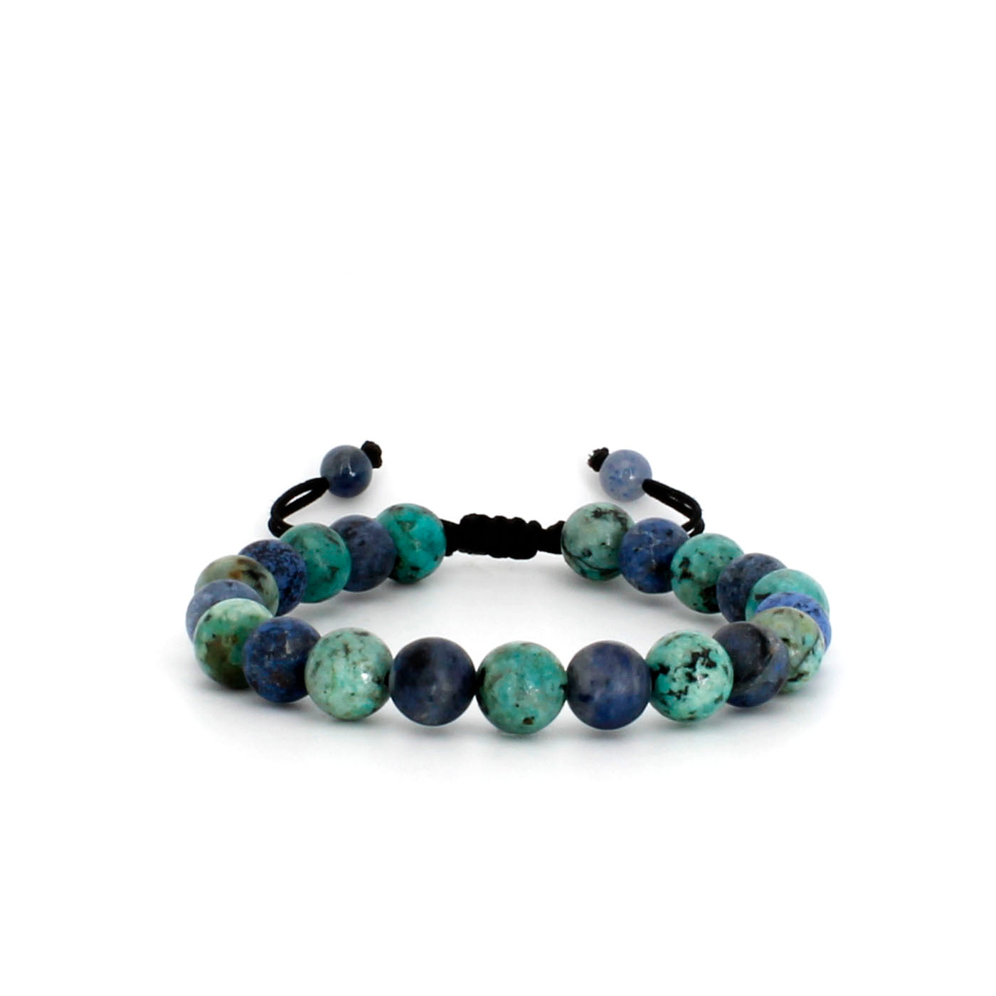 African turquoise and Dumortierite