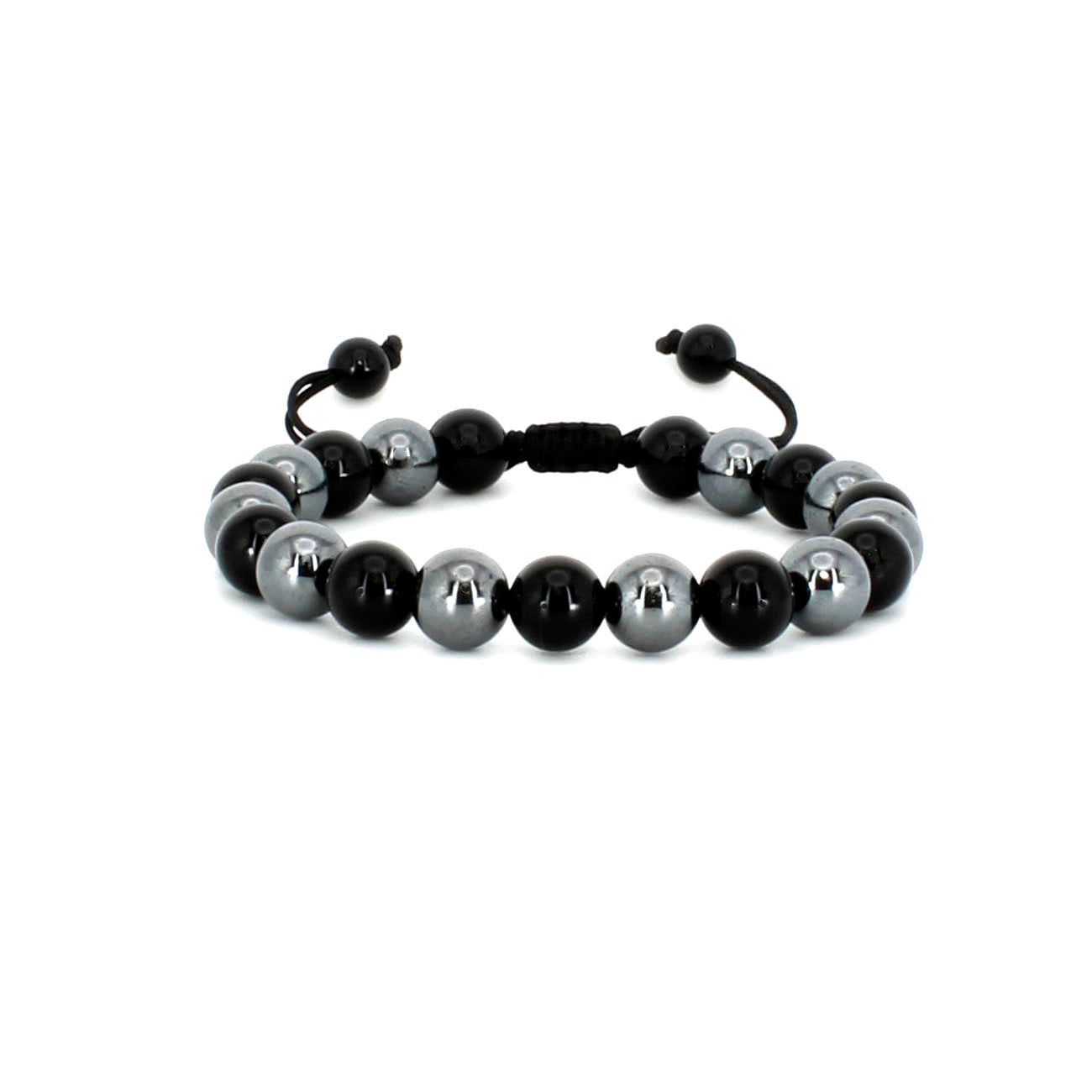 BLACK ONYX AND HEMATITE