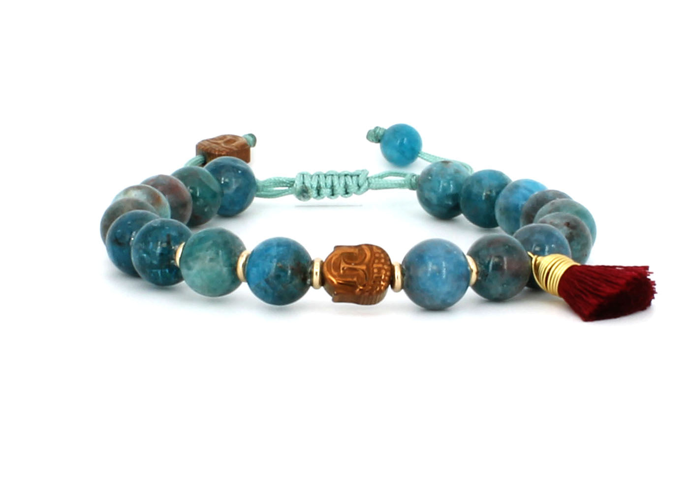 BLUE  APATITE AND BUDDHA