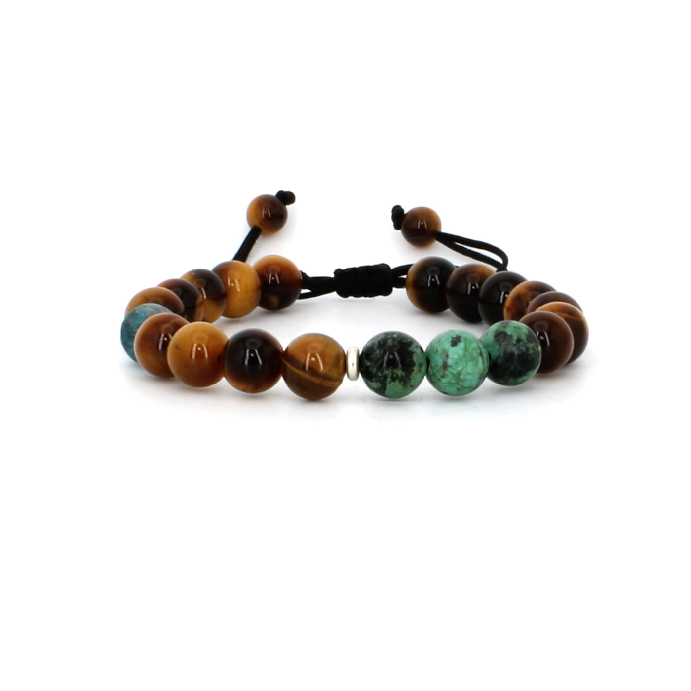 TIGER EYE  AND  AFRICAN TOURQUISE