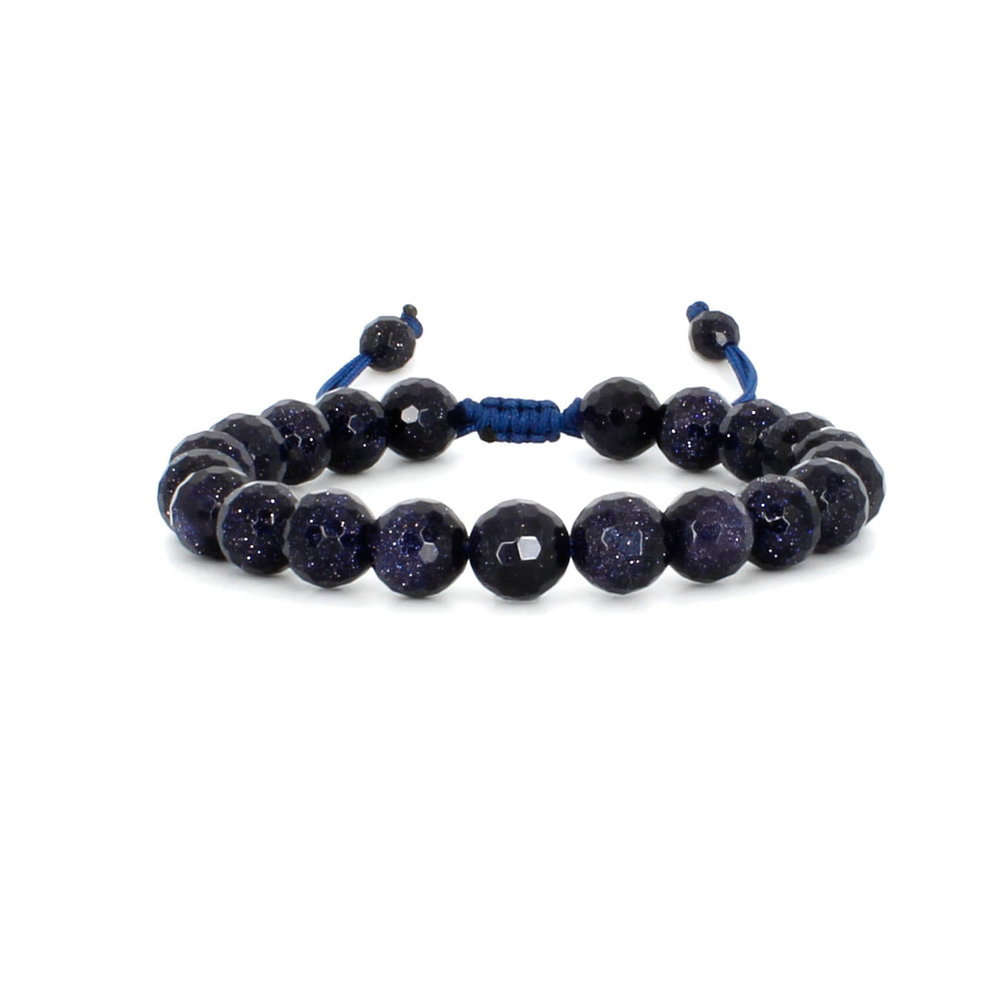 FACETED BLUE GOLDSTONE